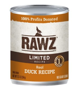 Rawz單一動物蛋白（鴨肉）全犬罐頭